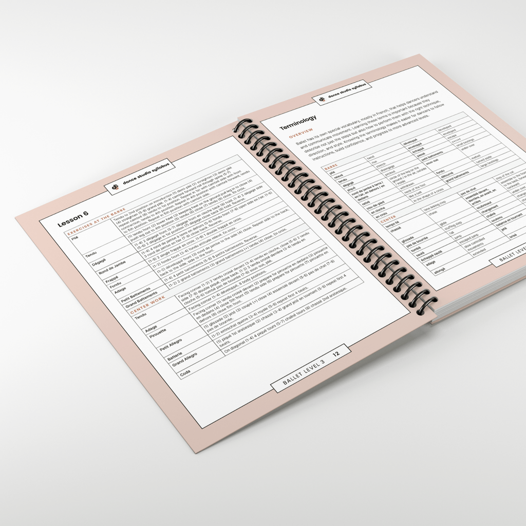 Ballet Level 3 (Spiral-Bound) - Dance Studio Syllabus